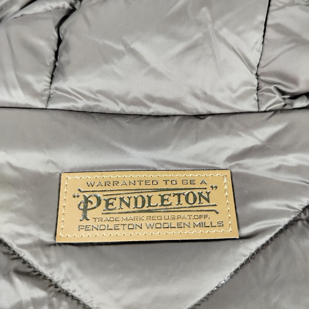 Pendleton Jacket Womens Small Brown Reversible Do… - image 7